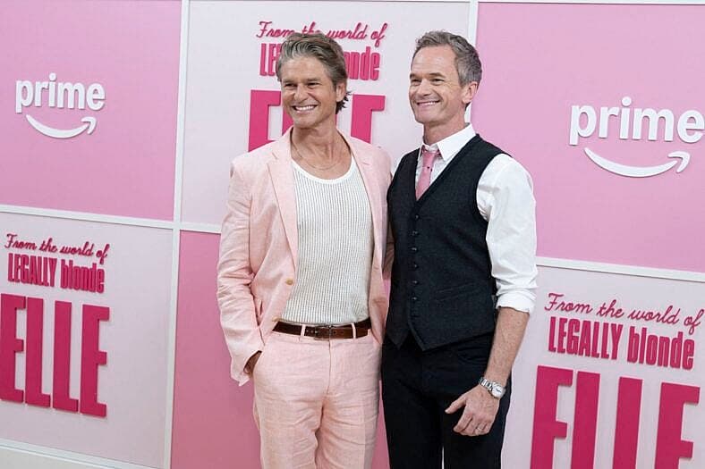 Neil Patrick Harris and David Burtka at Elle Season 1 Premiere In New York