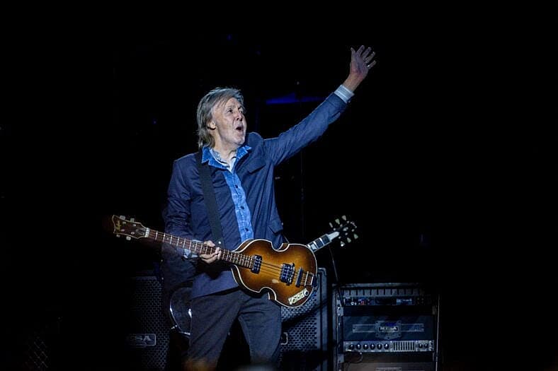 Paul McCartney performs in Madrid