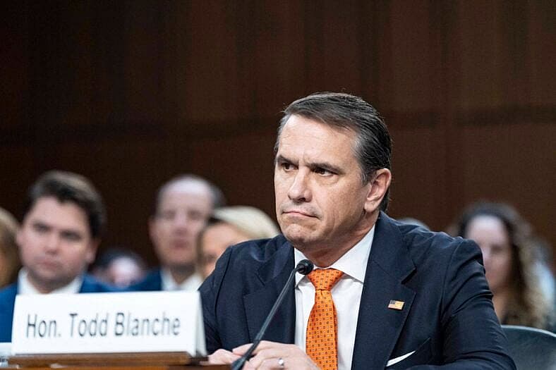 Todd Blanche testfys before the US Senate Committee on the Judiciary