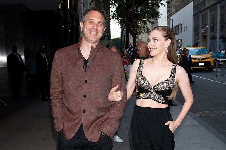 Amanda Seyfried and Thomas Sadoski attend "Crowded Room" Screening in NYC