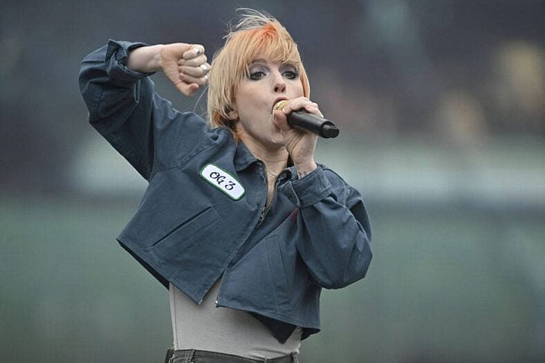 American rock band Paramore at Murrayfield Stadium