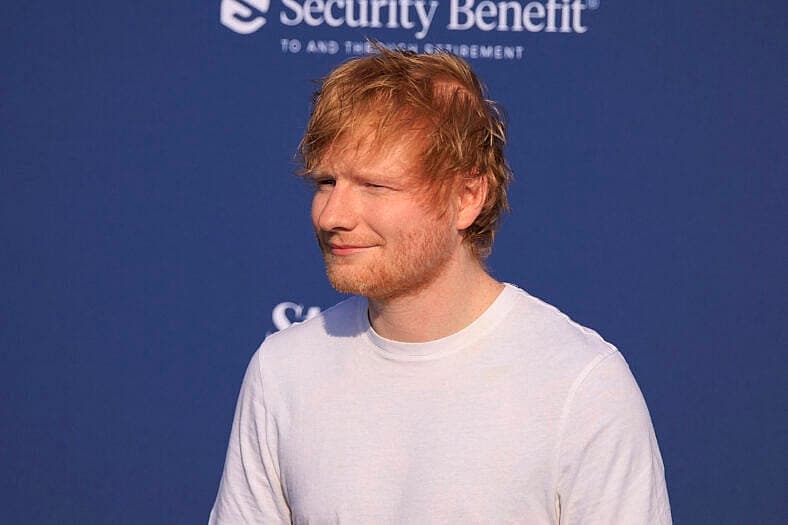 Ed Sheeran at the 2024 Blue Diamond Gala