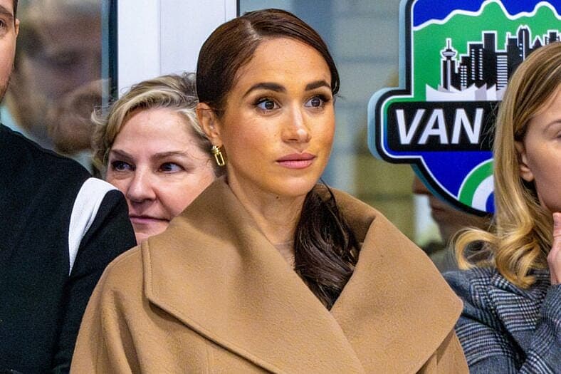 Meghan Markle, Duchess of Sussex attending the final day of the One Year to Go Event before the Invictus Games Vancouver Whistler 2025 and go curling at the Vancouver Curling Club at Hillcrest Community Centre in Vancouver, Canada. 16 Feb 2024 Pictured: Meghan Markle, Duchess of Sussex attending the final day of the One Year to Go Event before the Invictus Games Vancouver Whistler 2025 and go curling at the Vancouver Curling Club at Hillcrest Community Centre in Vancouver, Canada. Photo credit: MEGA TheMegaAgency.com +1 888 505 6342 (Mega Agency TagID: MEGA1097937_003.jpg) [Photo via Mega Agency]