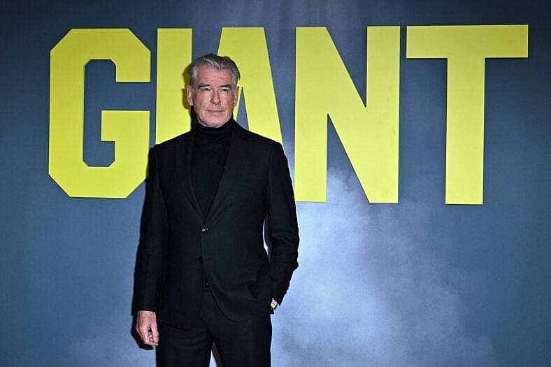 Pierce Brosnan at “Giant