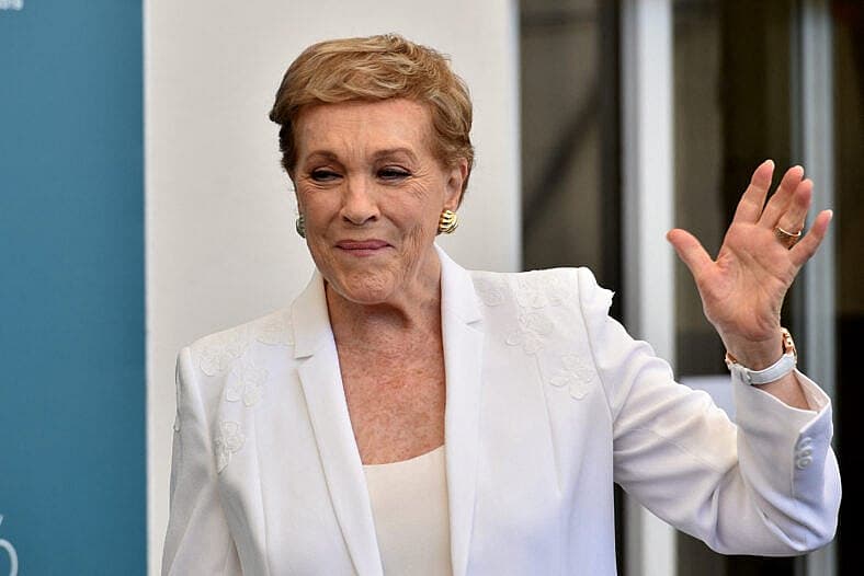 Julie Andrews attends the Golden Lion for Lifetime Achievement photocall during the 76th Venice Film Festival