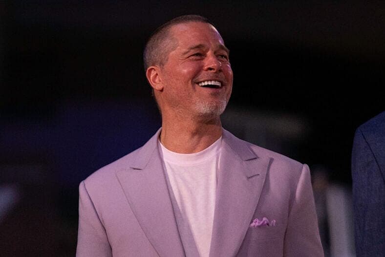 Brad Pitt at Cast Of ''F1, The Movie'' In Mexico City.