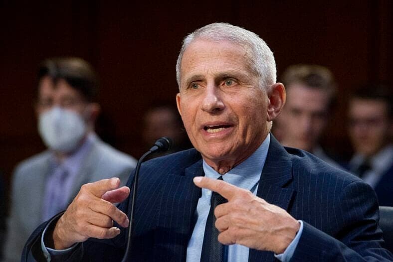Fauci at Senate Committee on Health, Education, Labor, and Pensions hearing to examine stopping the spread of monkeypox, focusing on the Federal response