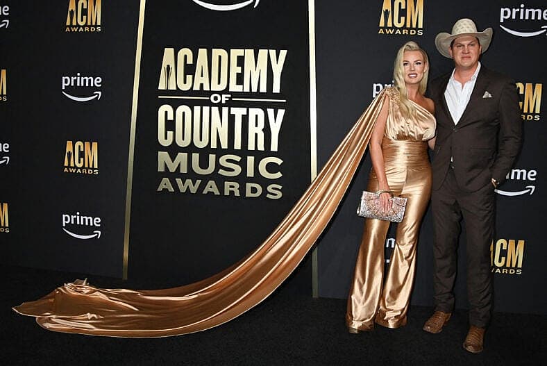 Jon Pardi and Summer Pardi at 58th ACM Awards 