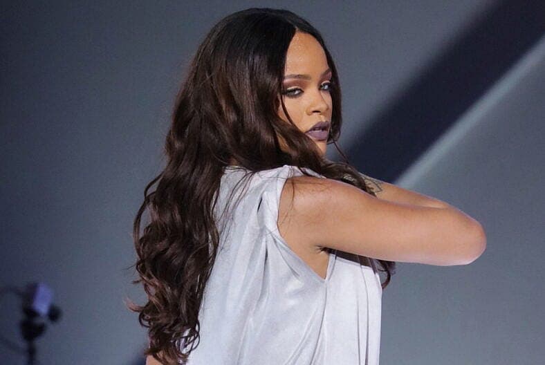 Rhianna live in Milano's Meazza stadium il 2016. file images