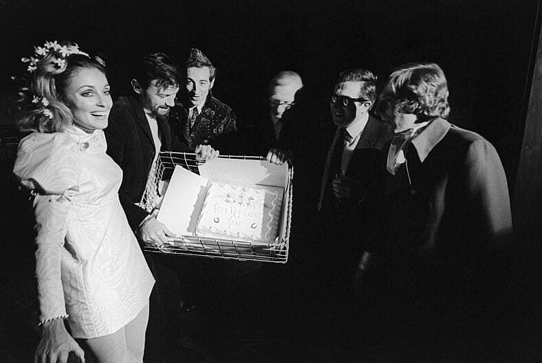 Sharon Tate and Roman Polanski married in Chelsea, 1968