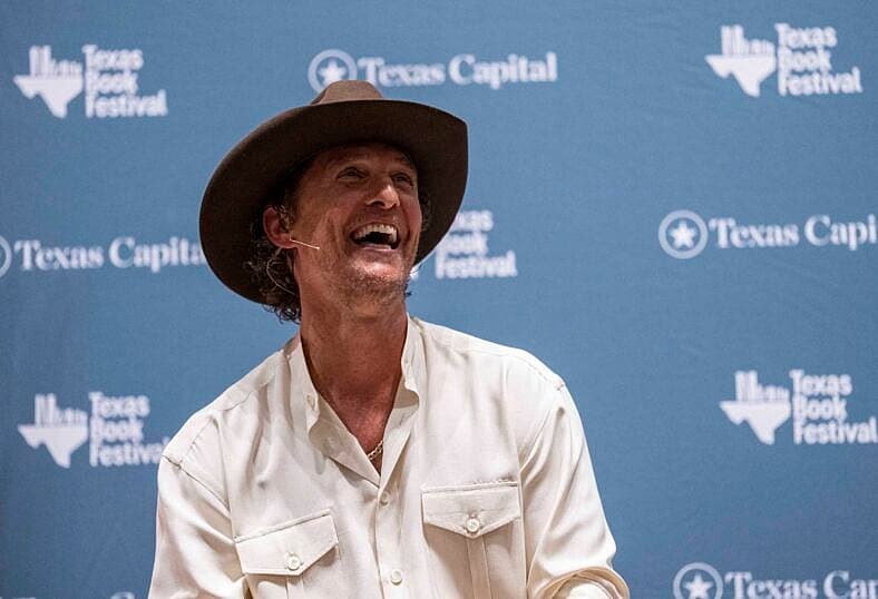 McConaughey And Lovett At Texas Book Festival
