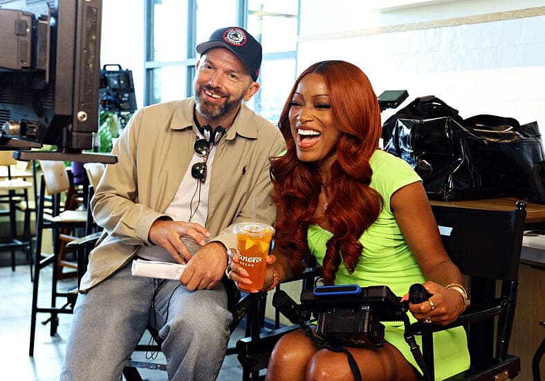 Keke Palmer behind the scenes for Panera Bread campaign