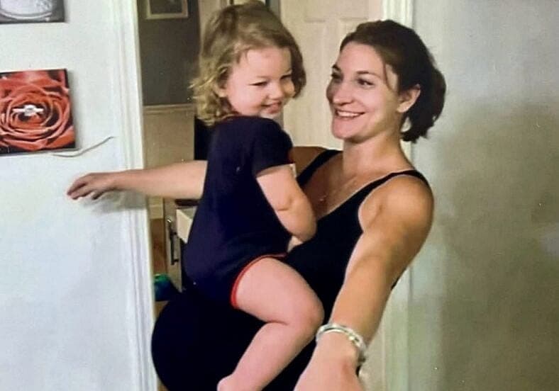 Lindsay Clancy and her daughter