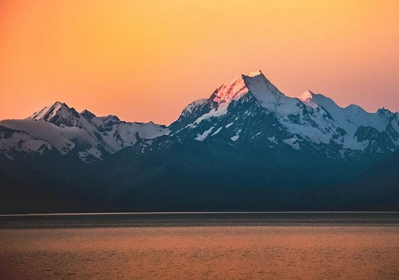 Mount Everest sunset