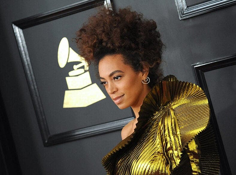 Solange Knowles on the red carpet