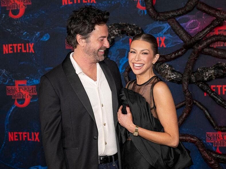 Beau Clark and Stassi at Los Angeles Premiere Of Netflix'S 'Stranger Things' Season 5