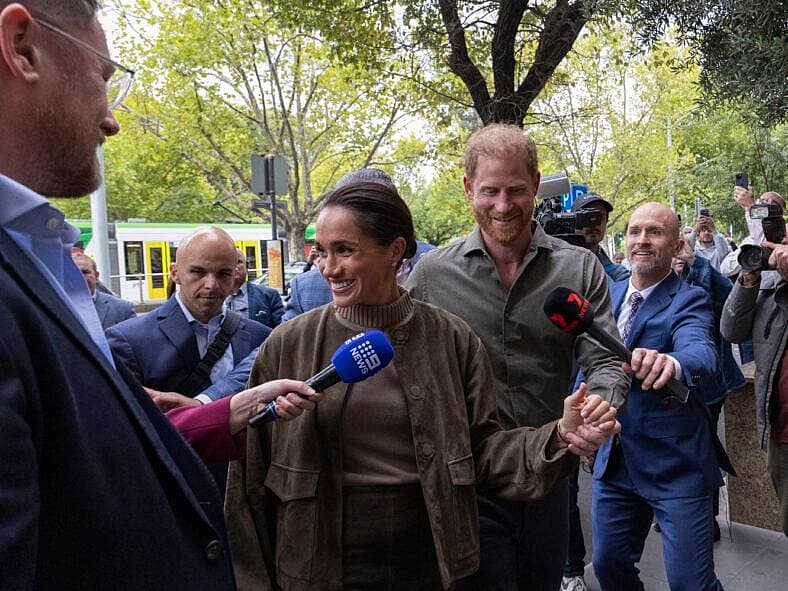 Prince Harry And Meghan Markle In Melbourne, Australia - 14 APRIL 2026