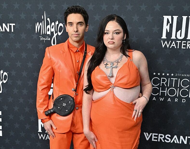 Paul W. Downs and Megan Stalter at the 31st Annual Critics Choice Awards