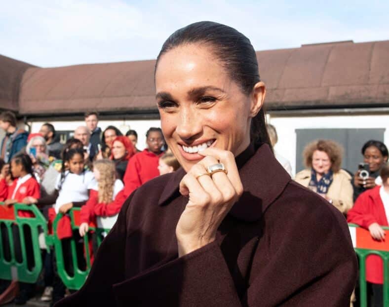 Meghan and Harry appeared to have taken off from when they left, in their first public appearance together since they have returned to the UK