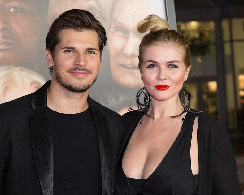 Gleb Savchenko and Elena Samodanova at 'Father Figures' Premiere