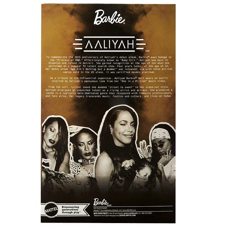 Barbie pays homage to late “Princess of R&B” Aaliyah with doll released on what would have been her 46th birthday