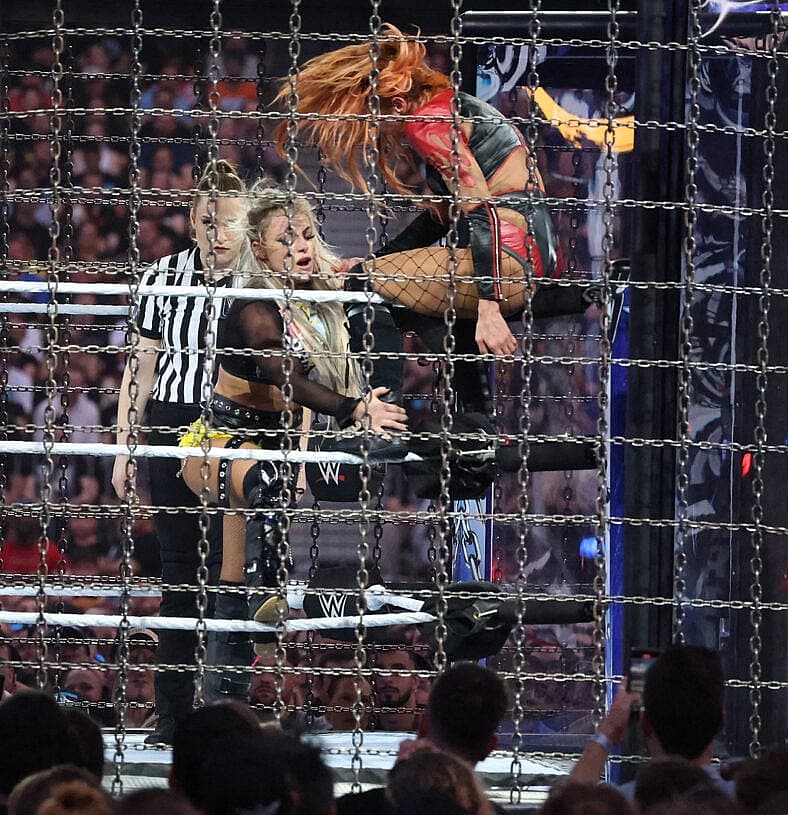 WWE Elimination Chamber Women's Chamber Match in Perth