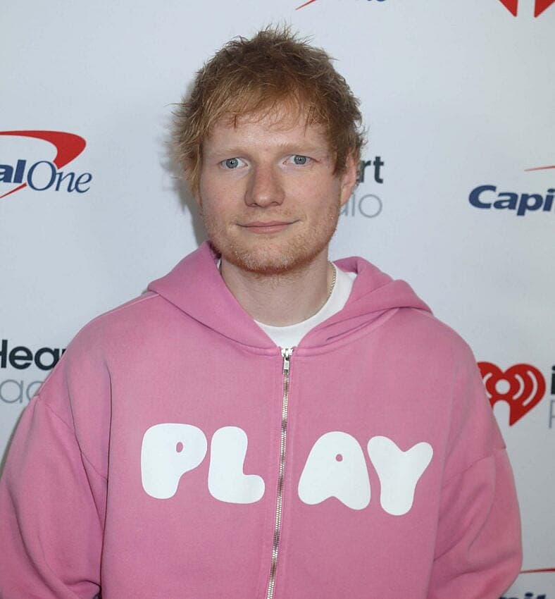 Ed Sheeran at Z100S IHeartRadio Jingle Ball 2025