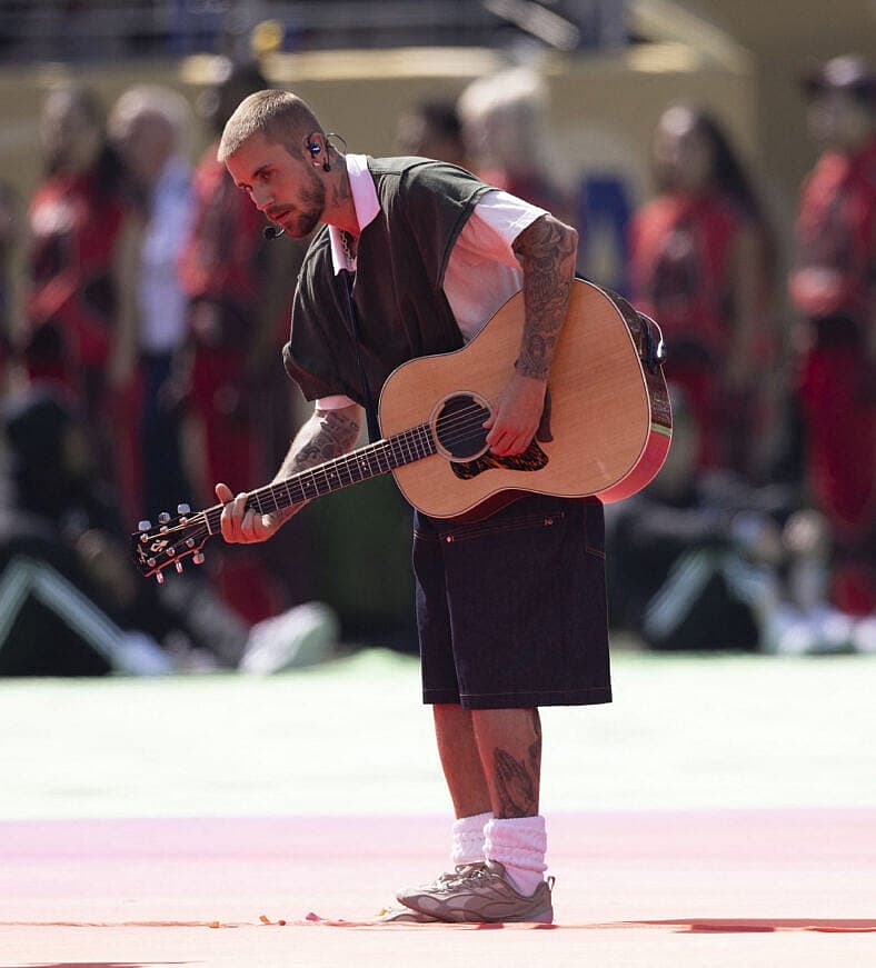 Justin Bieber performing at FIFA World Cup 2026