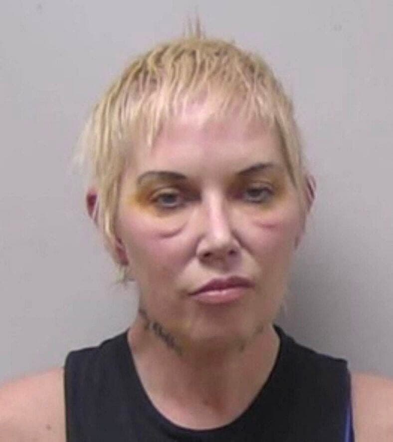 Eminem's ex-wife Kim Scott after her February 2026 DUI arrest