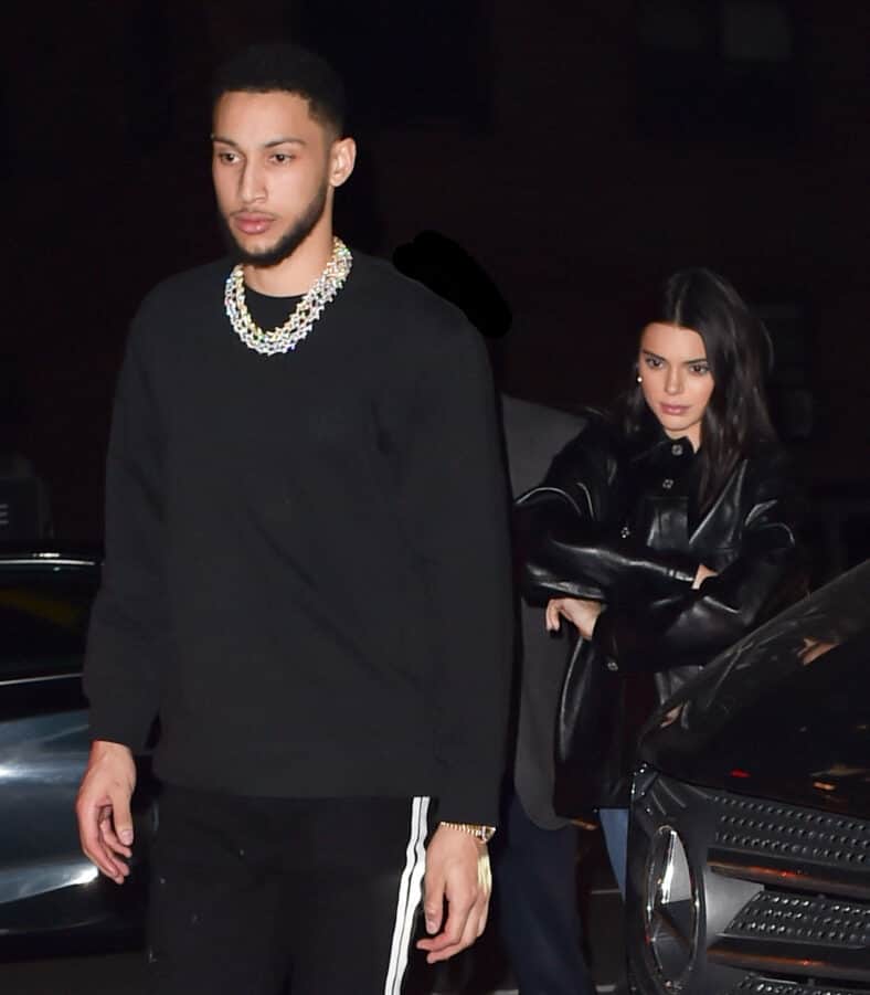 Kendall Jenner & Ben Simmons are spotted leaving Zuma restaurant in New York and arriving at Marquee club in Chelsea