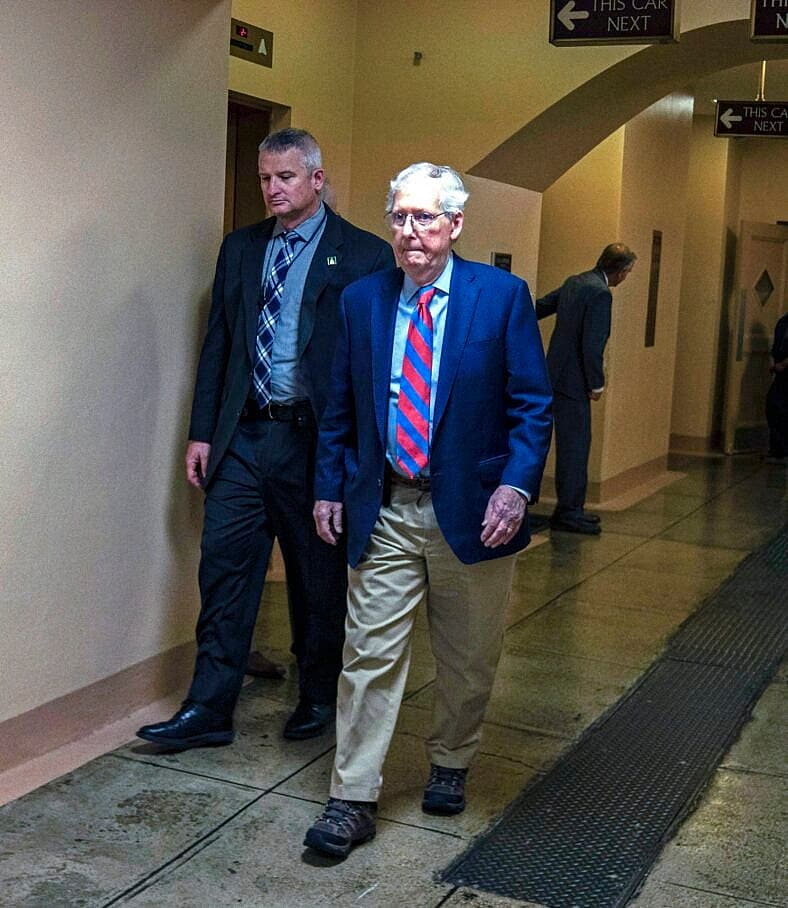 Mitch McConnell In US Capitol