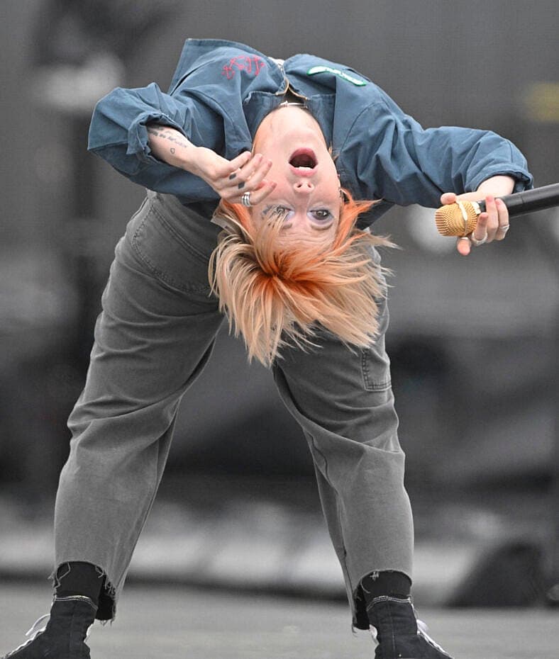 American rock band Paramore at Murrayfield Stadium