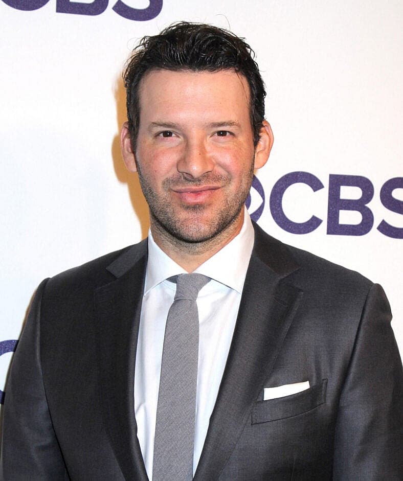 Tony Romo at the CBS 2017 Upfront event