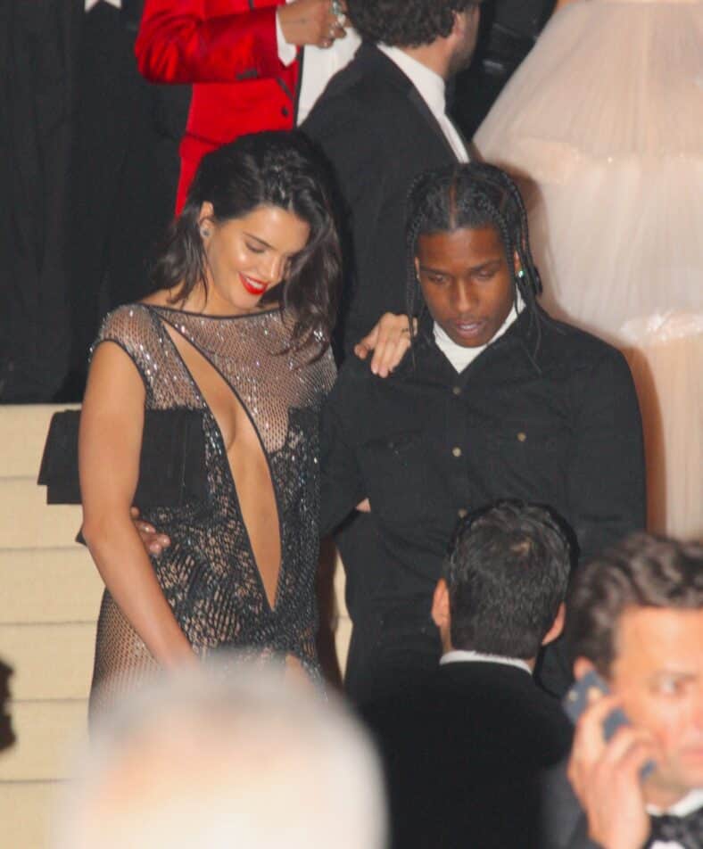 Kendall Jenner, A$AP, Rocky Pharell Williams, Bella Hadid and Diddy leave the Met Gala