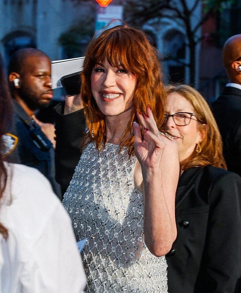 Molly Ringwald is seen at the One Night Only premiere in New York Citt