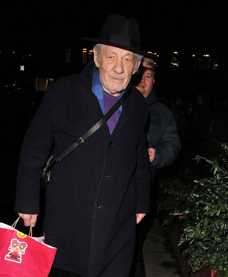 Sir Ian McKellen spotted in London