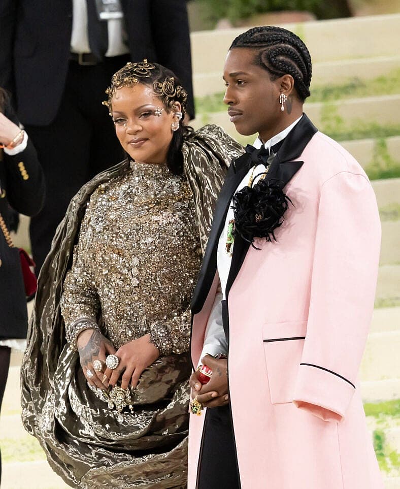 Rihanna and A$AP Rocky at the 2026 Met Gala