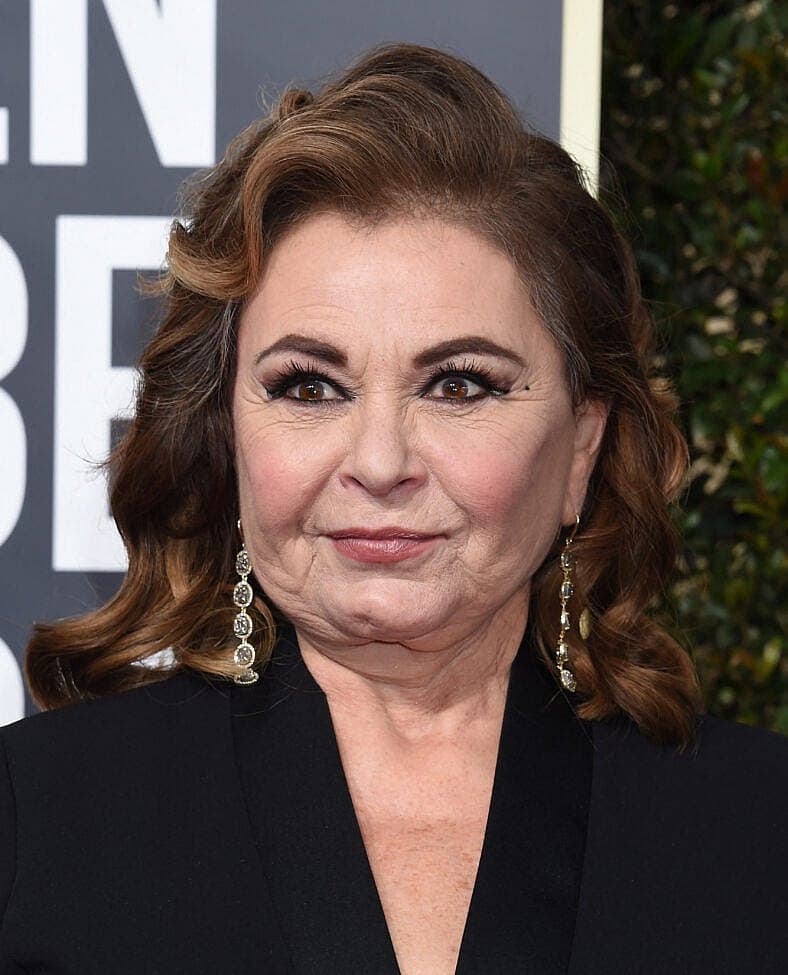 Roseanne Barr at the 75th Annual Golden Globe Awards