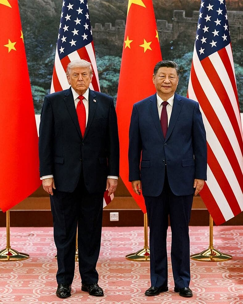 President Trump In Beijing