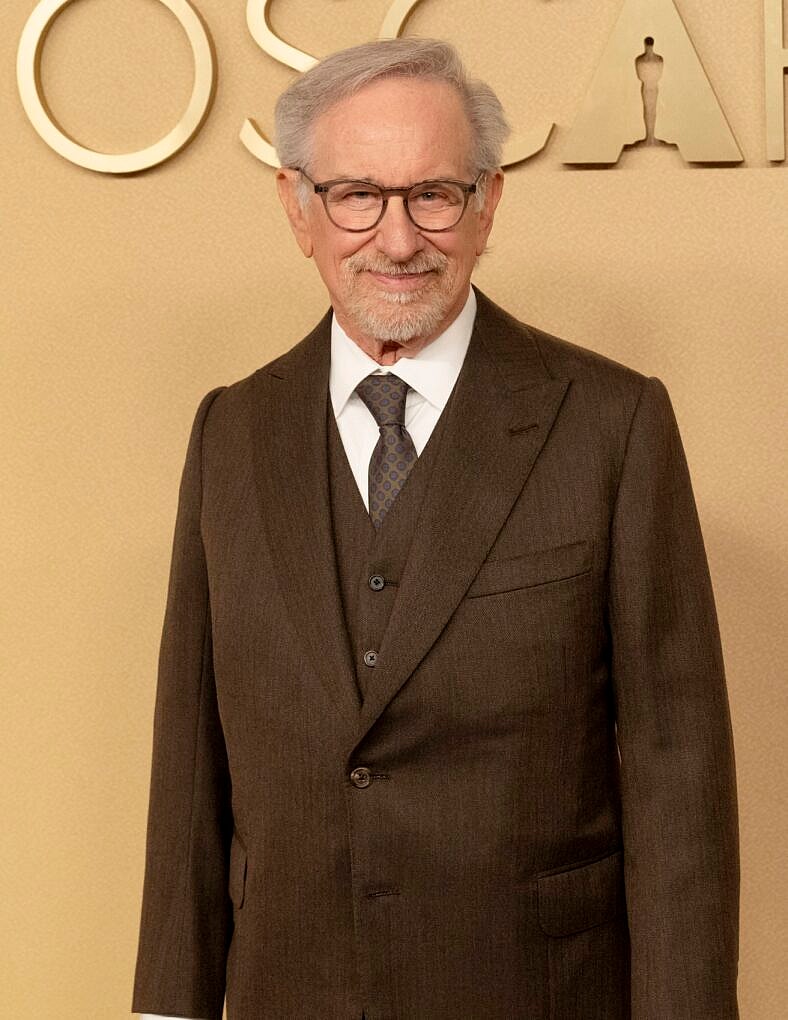 Steven Spielberg on the red carpet