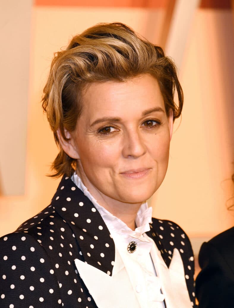 Brandi Carlile posing on the red carpet.