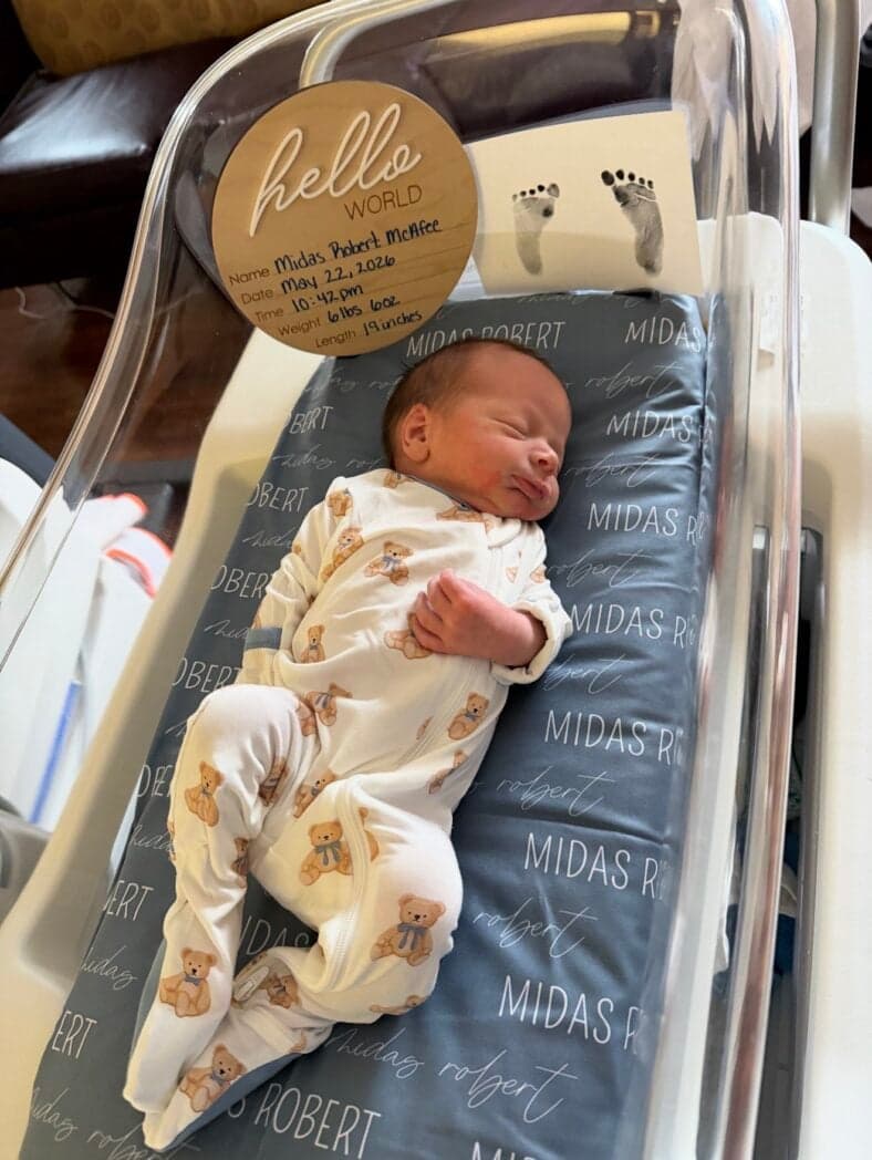 Pat McAfee's son Midas