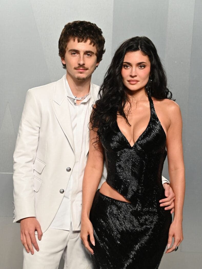 Timothee Chalamet and Kylie Jenner at the Vanity Fair Oscar Party 2026
