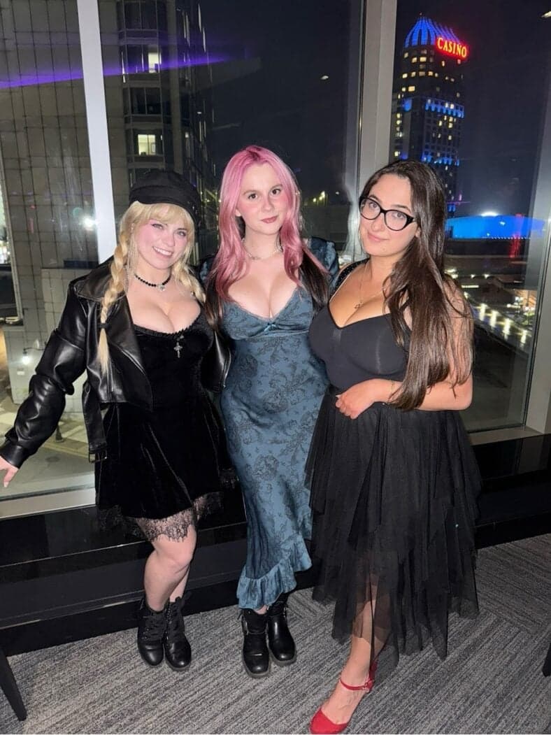 Group of women posing for the camera.