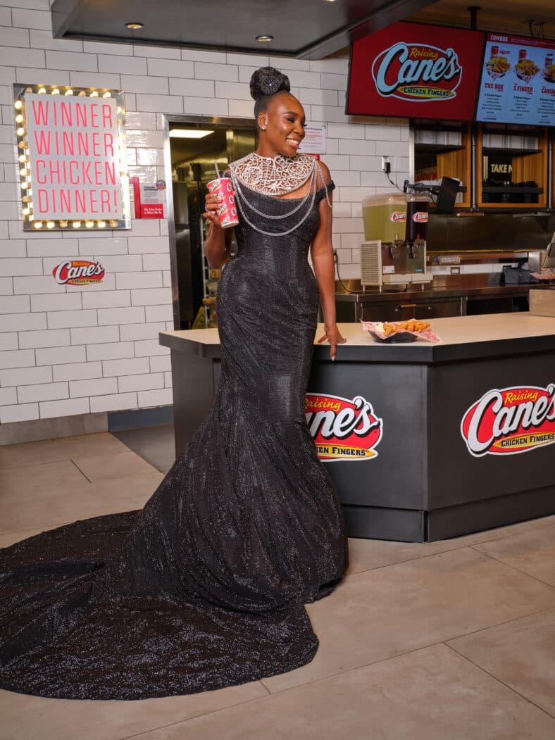 Venus Williams at Raising Cane's