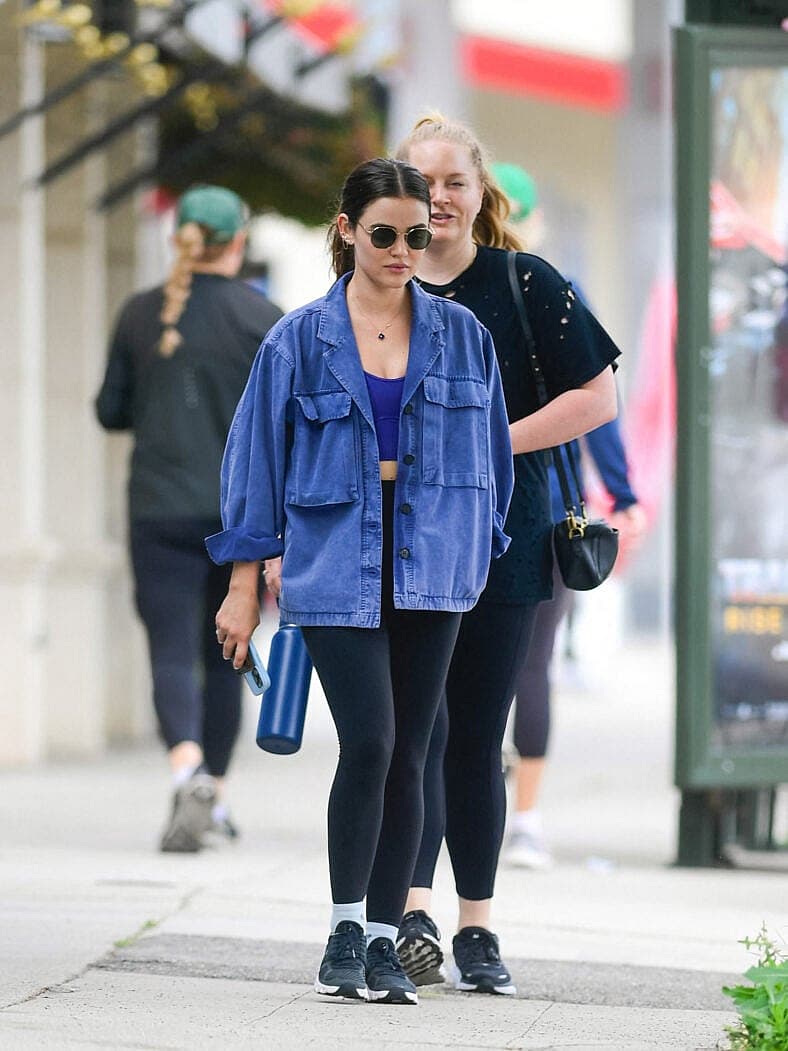 Lucy Hale runs errands in West Hollywood
