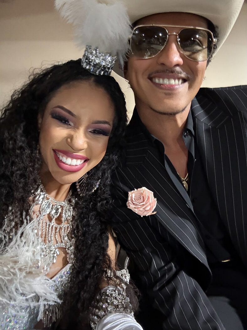 Bruno Mars and Marlo Mulligan