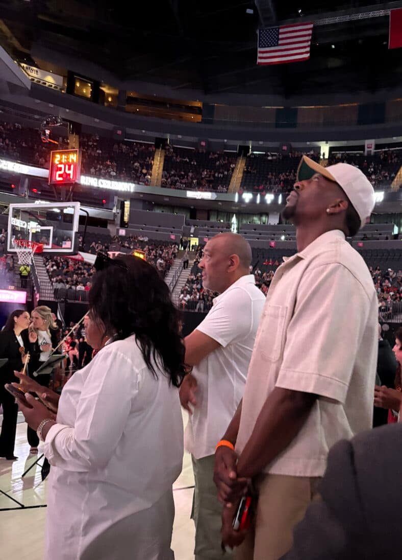Bam Adebayo and A'ja Wilson's parents