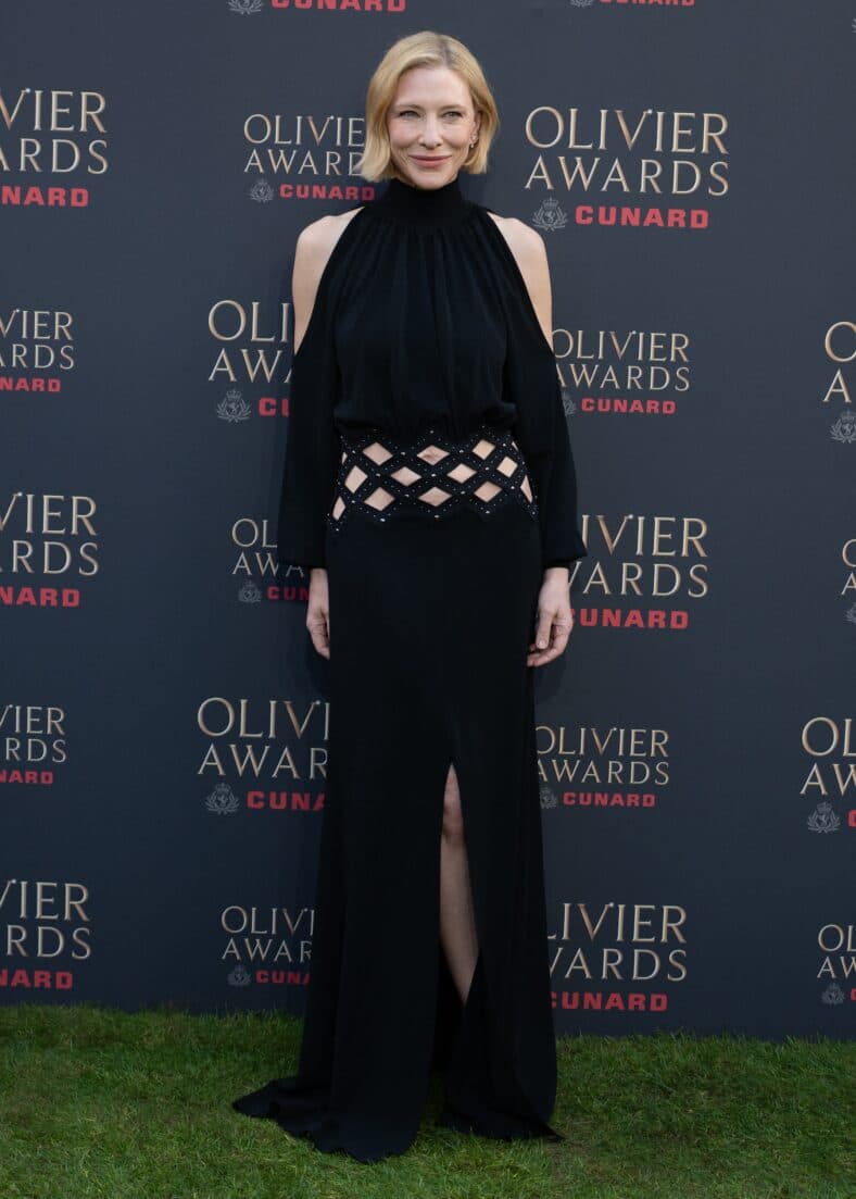 Cate Blanchett at The Olivier Awards 2026 with Cunard