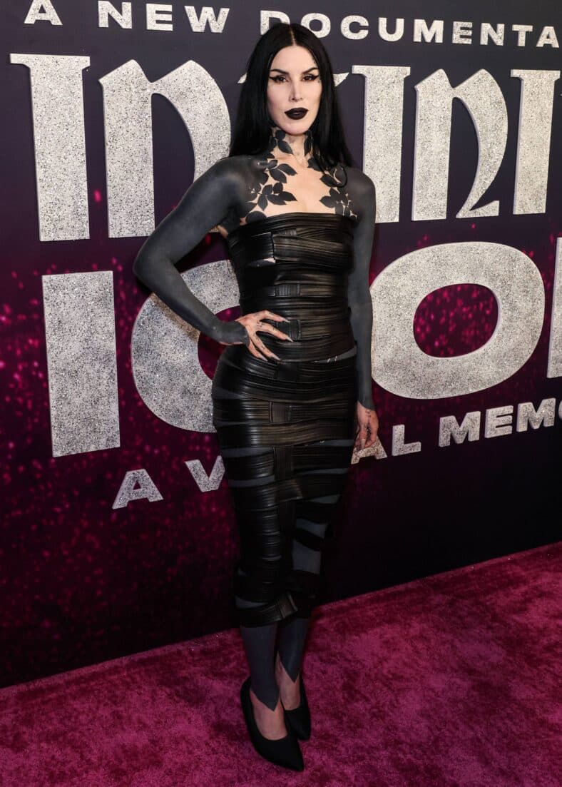 Kat Von D at Los Angeles World Premiere Of CJ 4DPLEX's 'Infinite Icon: A Visual Memoir'